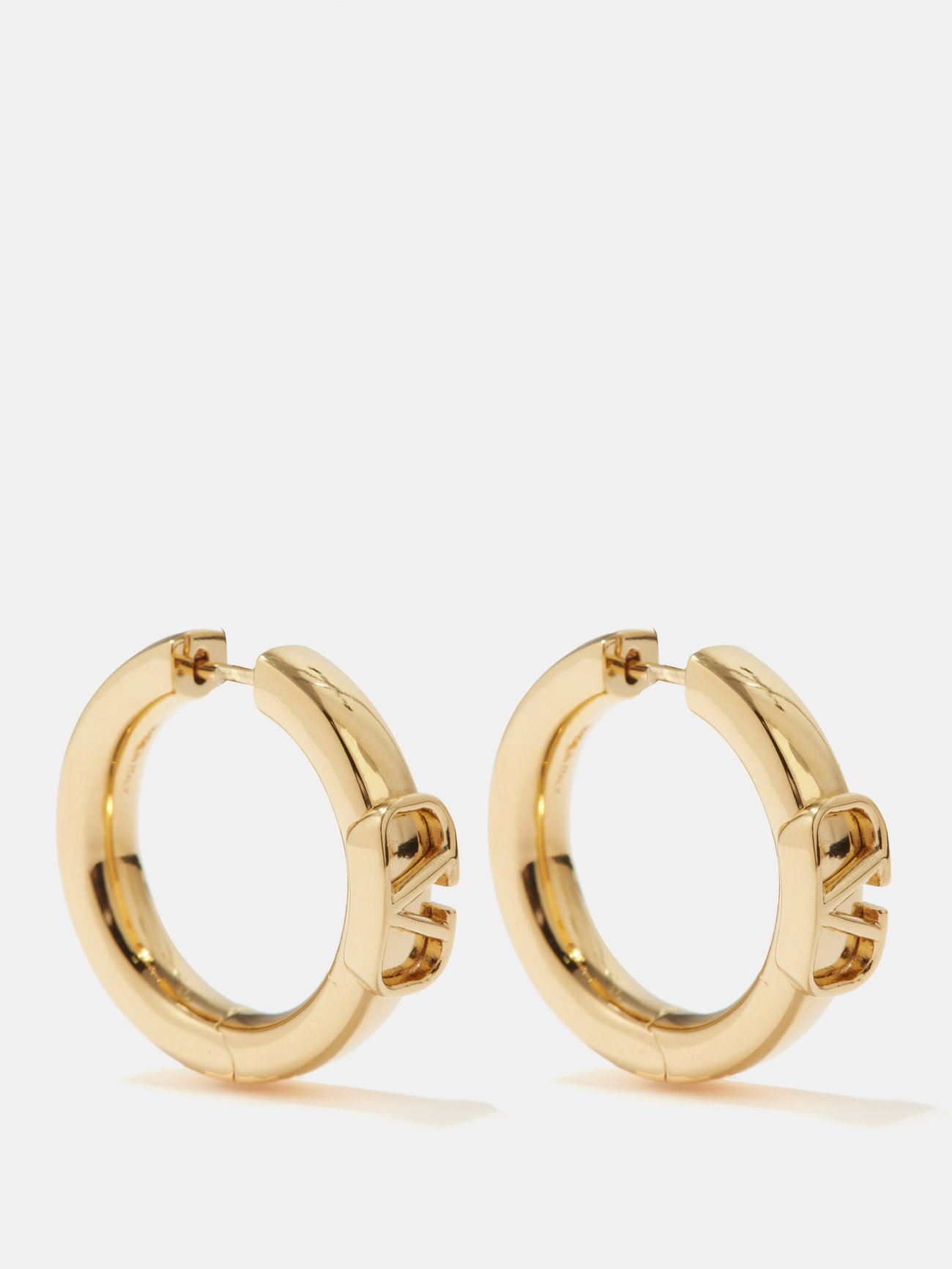 VALENTINO GARAVANI VLogo Hoop Earrings Endource