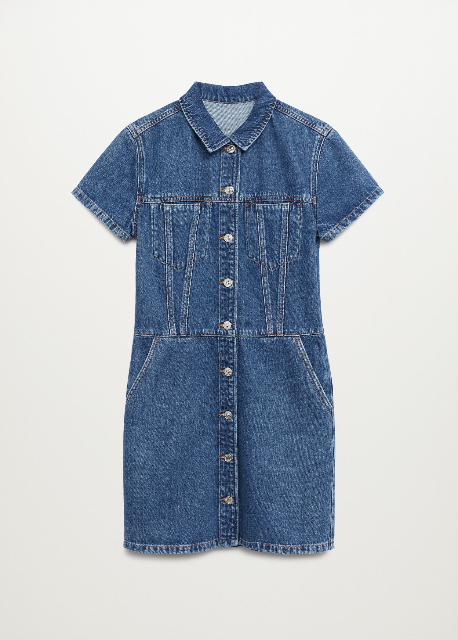 paige denim shirt dress Vida in Blue Size:17.5 x 34 the effortlessly cool safari powder blue mini dress Velvet Heart Women's S