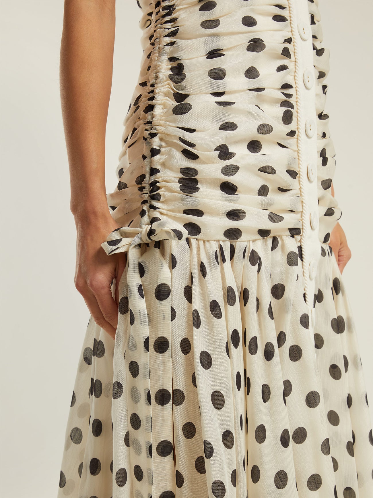 zimmermann corsage knot midi dress Zimmermann Corsage Lily Midi Dress (For Hire) EKOLUV