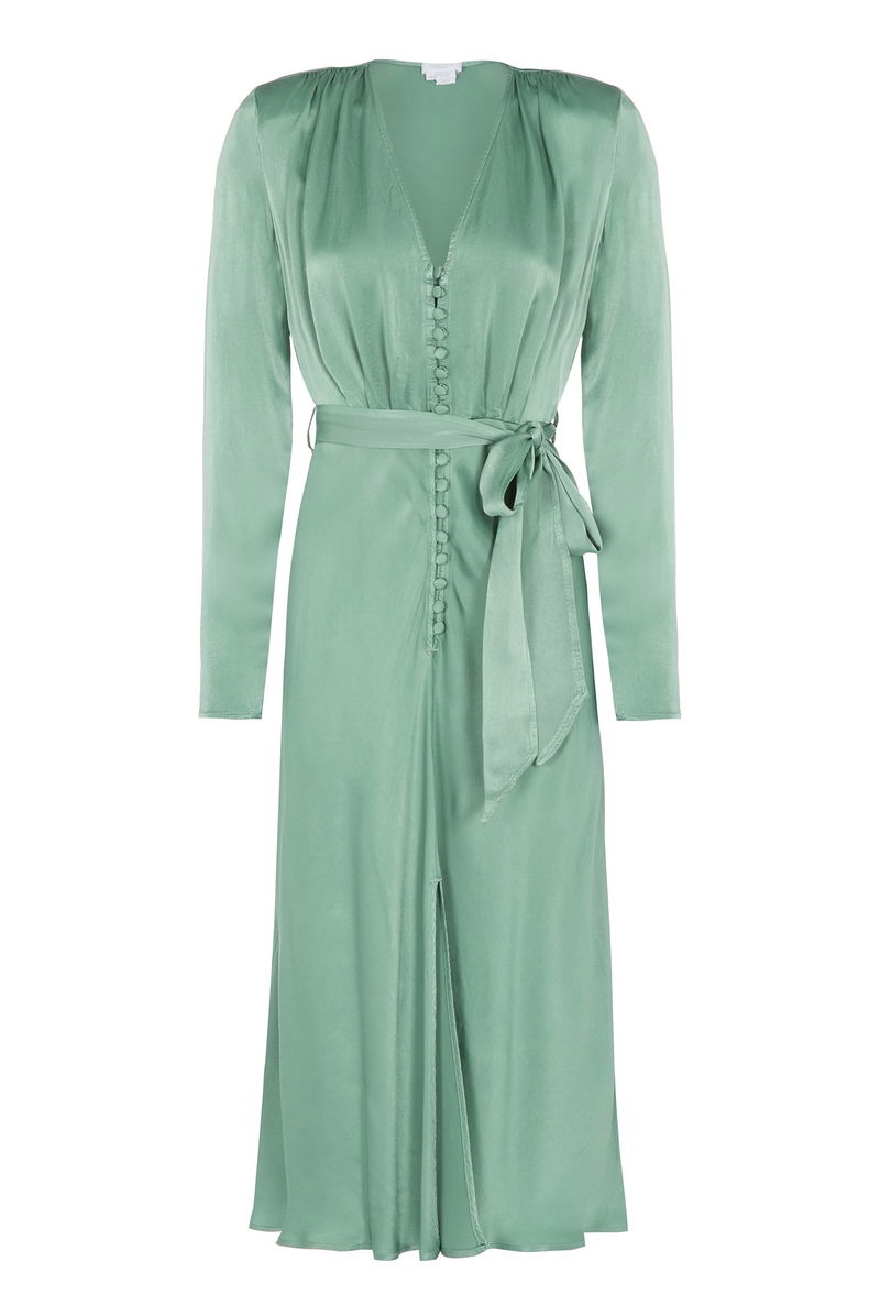 ghost meryl dress green Ghost london