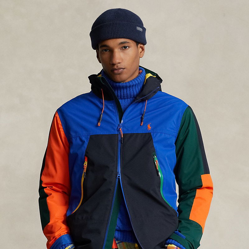 POLO RALPH LAUREN Water-Resistant Hooded Jacket in Multi