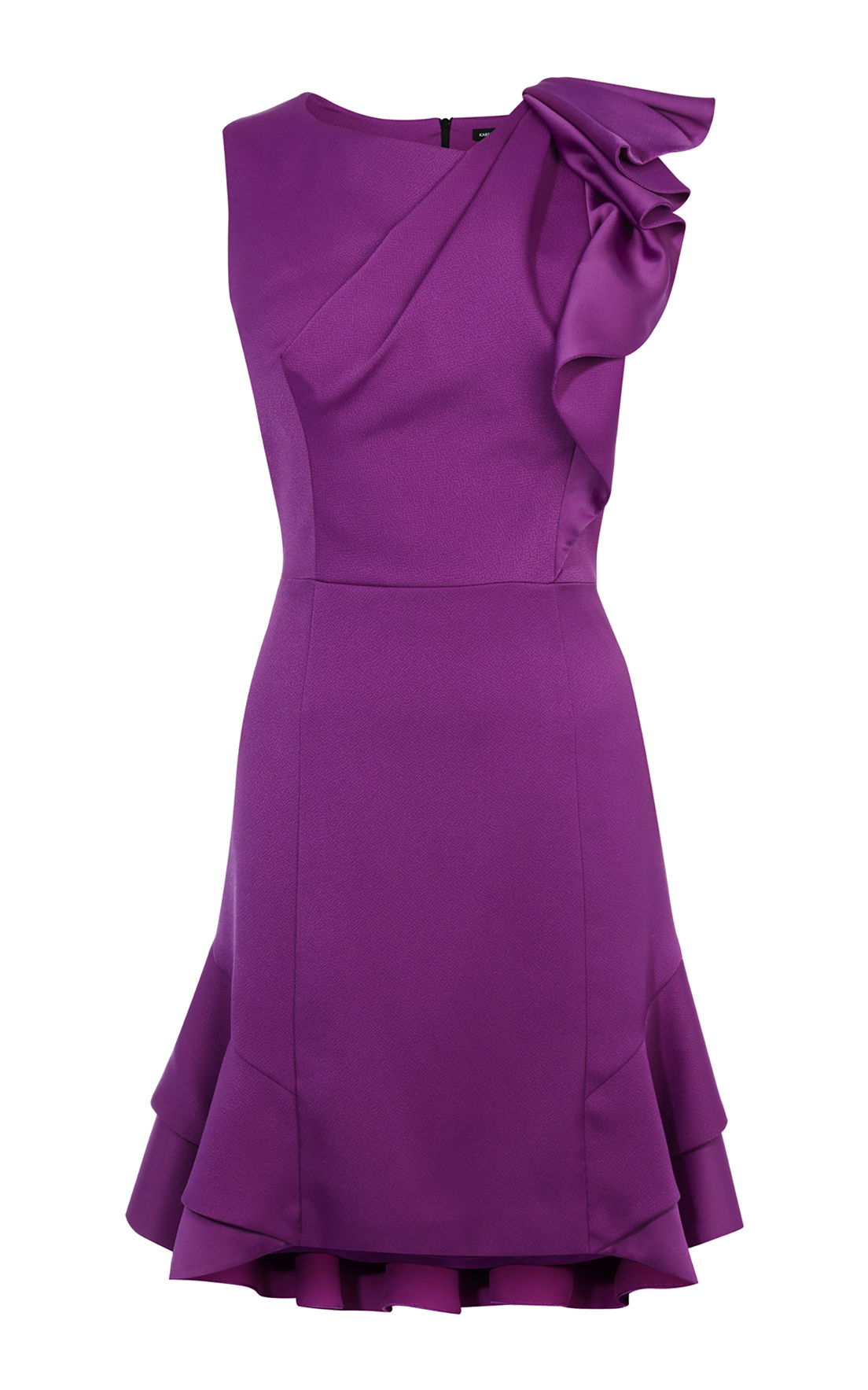 KAREN MILLEN Ruffle Mini Dress | endource