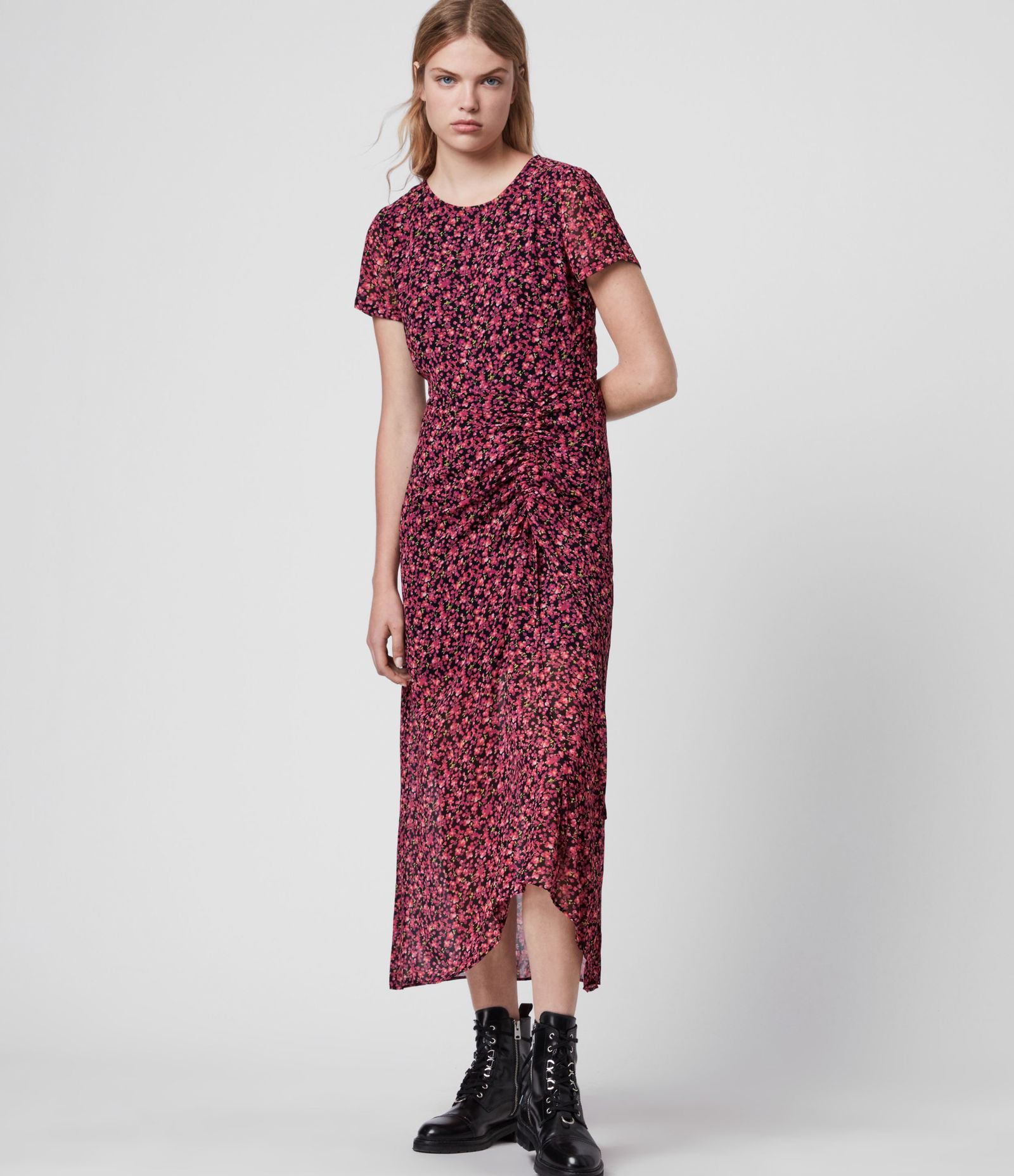 ALLSAINTS Ariya Cheri Blossom Dress | Endource