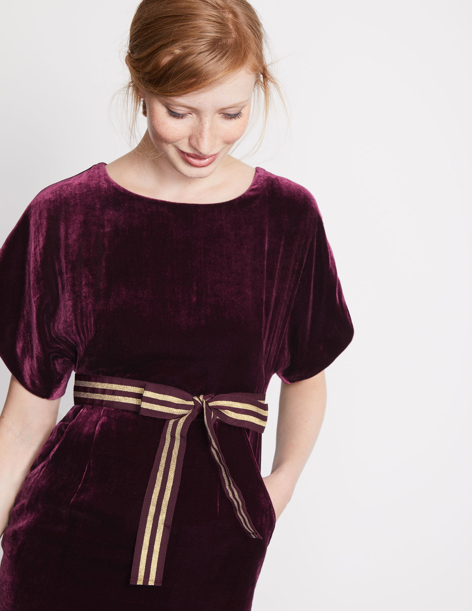 BODEN Robyn Velvet Dress | endource