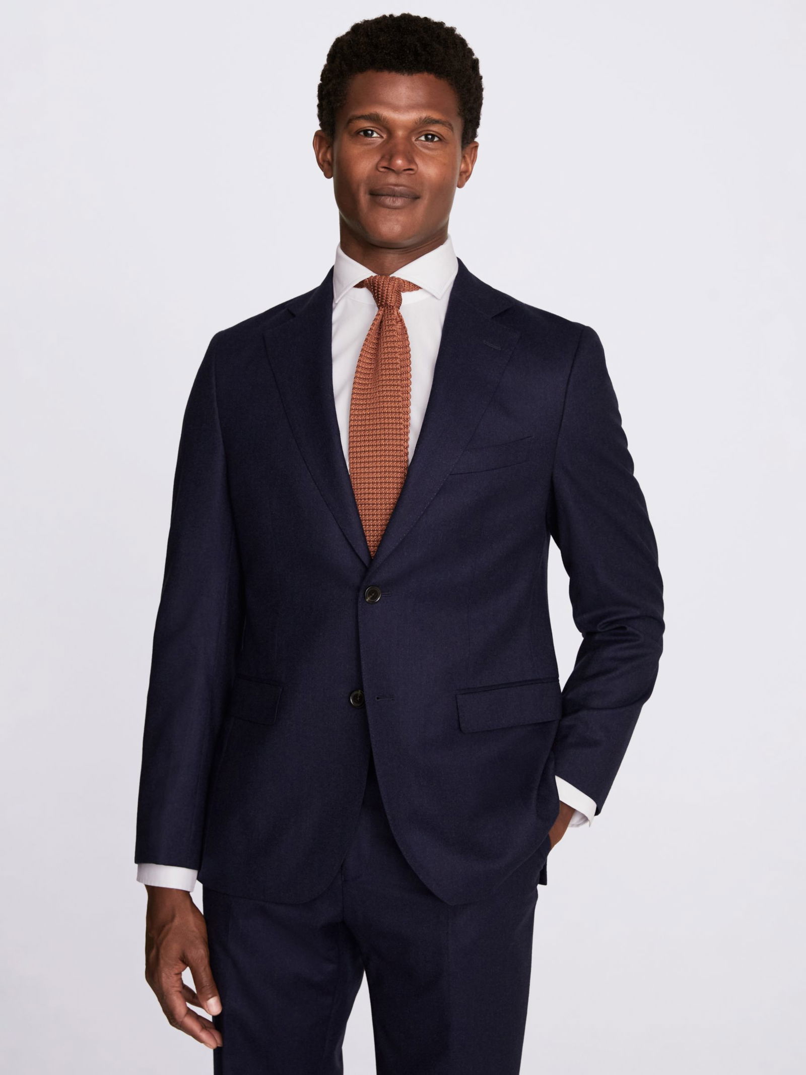 MOSS Italian Tailored Fit Jacket in Blue | Endource