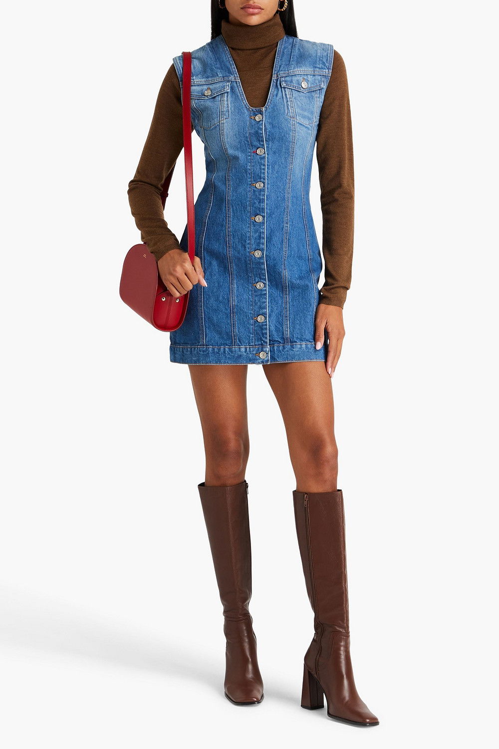 victoria beckham denim dress 50% off Mini Discover 54 Ellen Page Color:Chequered pattern The Denim Jacket in Zalando Style_Long sleeve