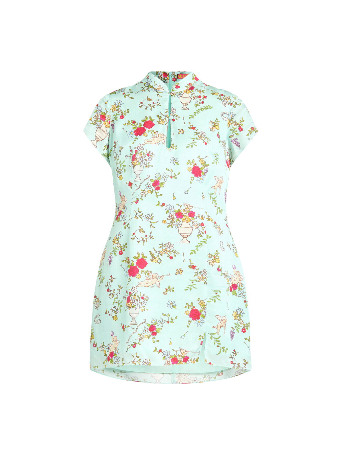 cherub mini dress Gaina Mini Dress in 20's Cherub White Blue