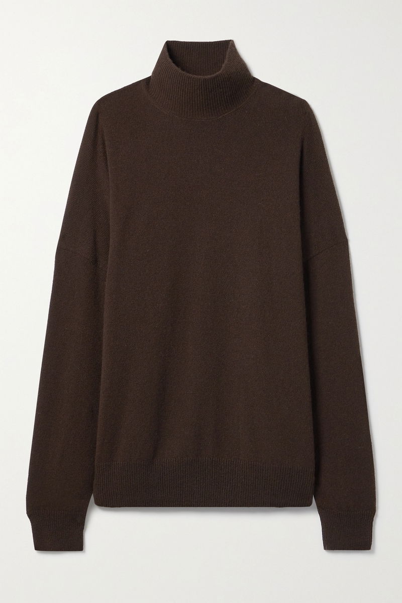 THE ROW Dohan Cashmere Turtleneck Sweater endource