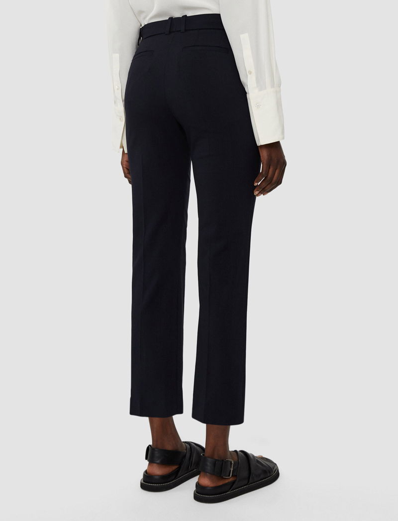 Tailoring Wool Stretch Coleman Trousers in Blue