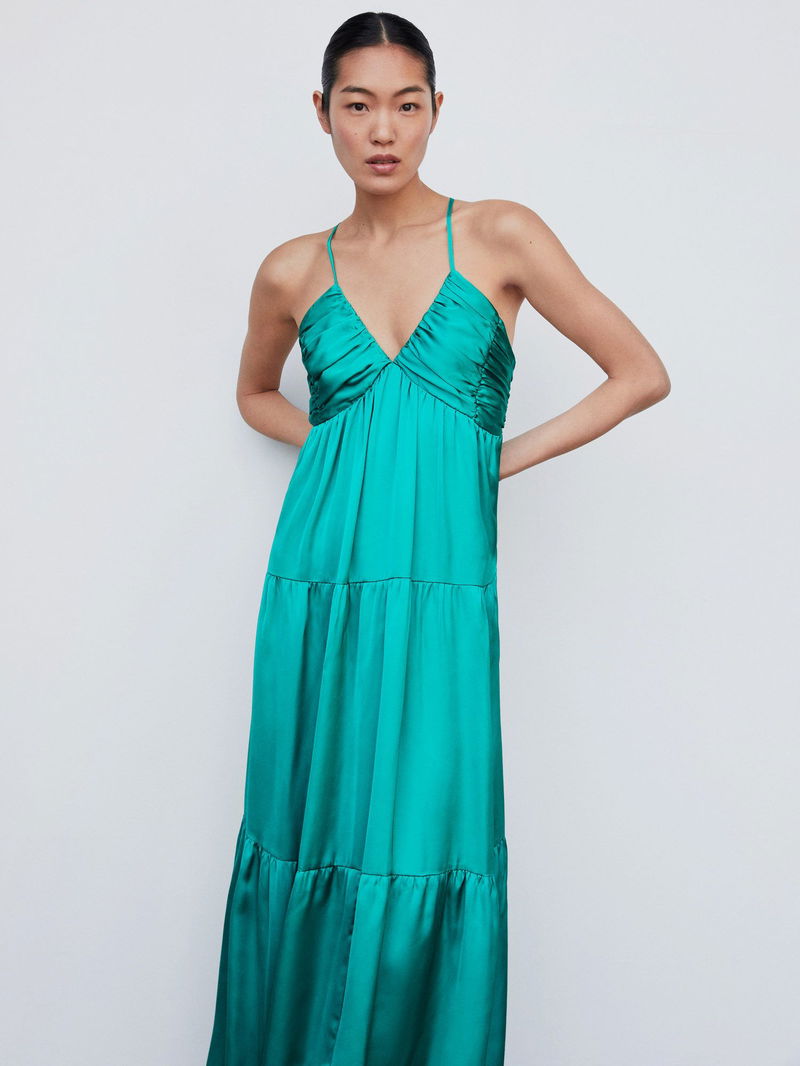 chinese dress ladies Eternal Sun Keyhole Bust Maxi Dress Mango