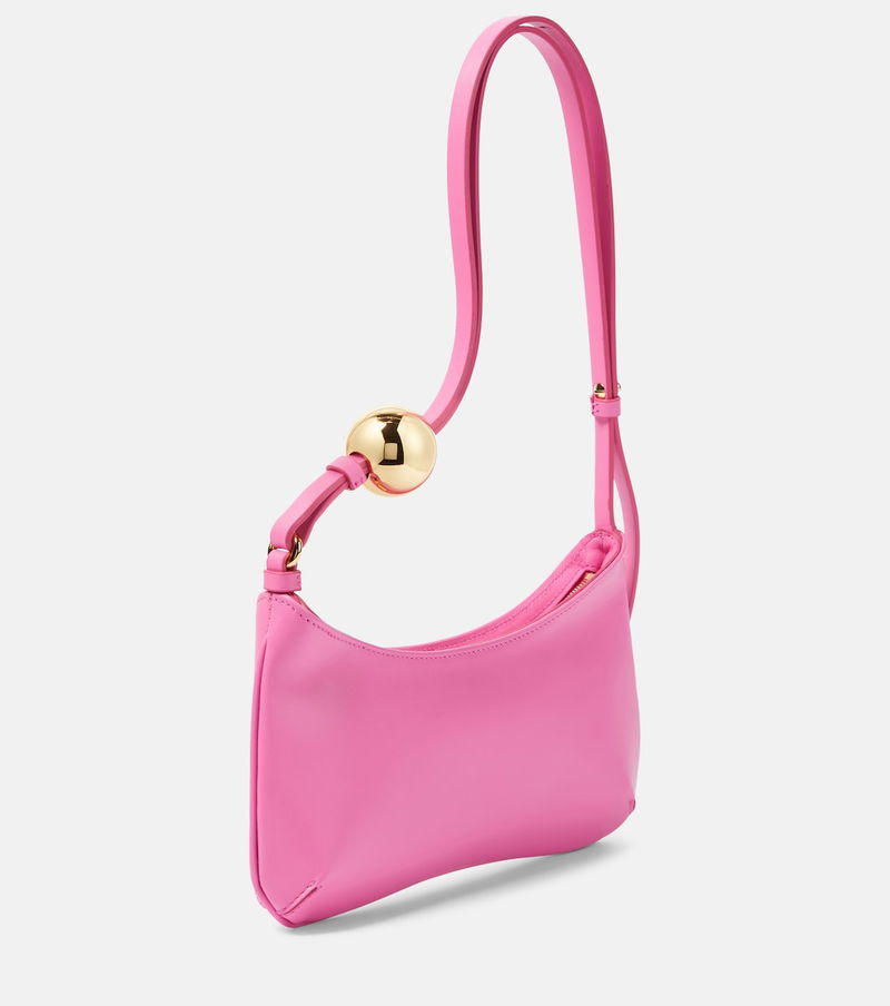 JACQUEMUS Le Bisou Perle Leather Shoulder Bag endource - Main Image