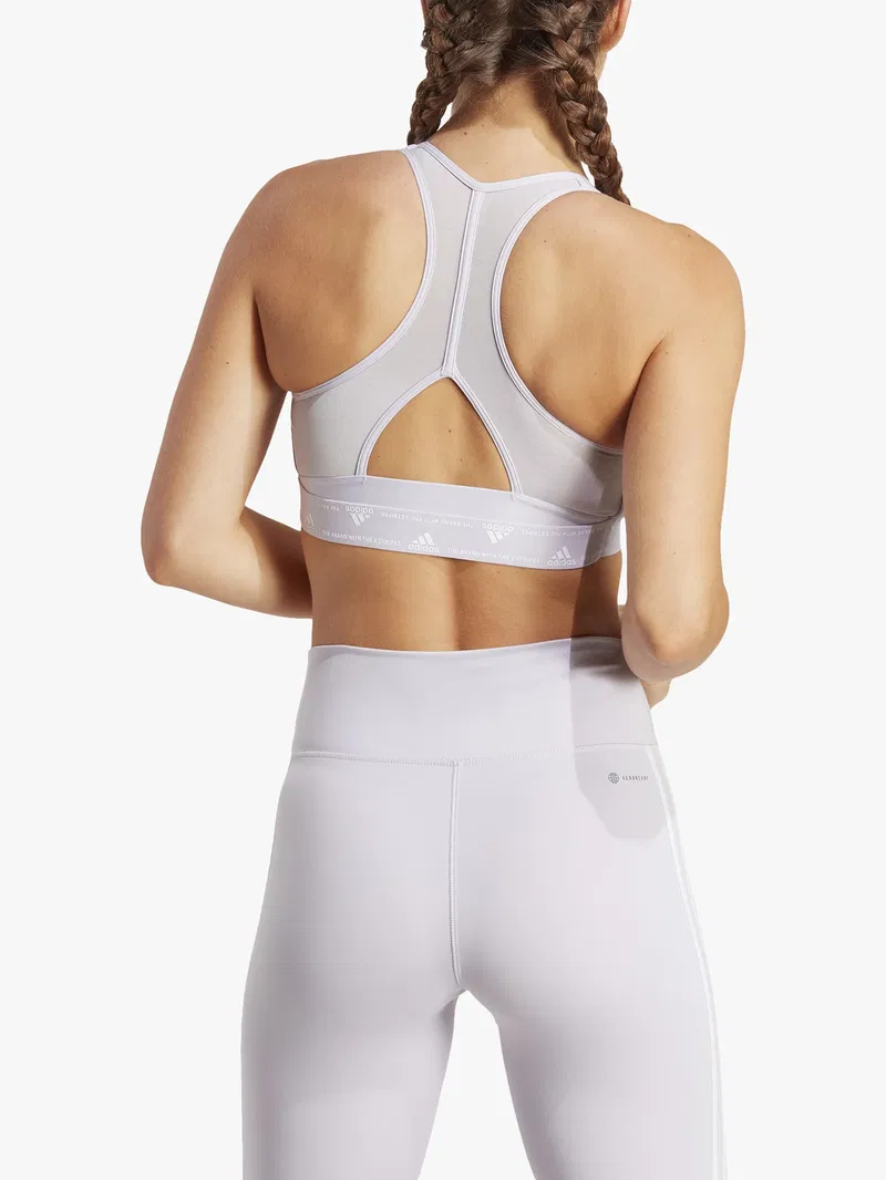 Powerreact 3-Stripes Medium Impact Sports Bra