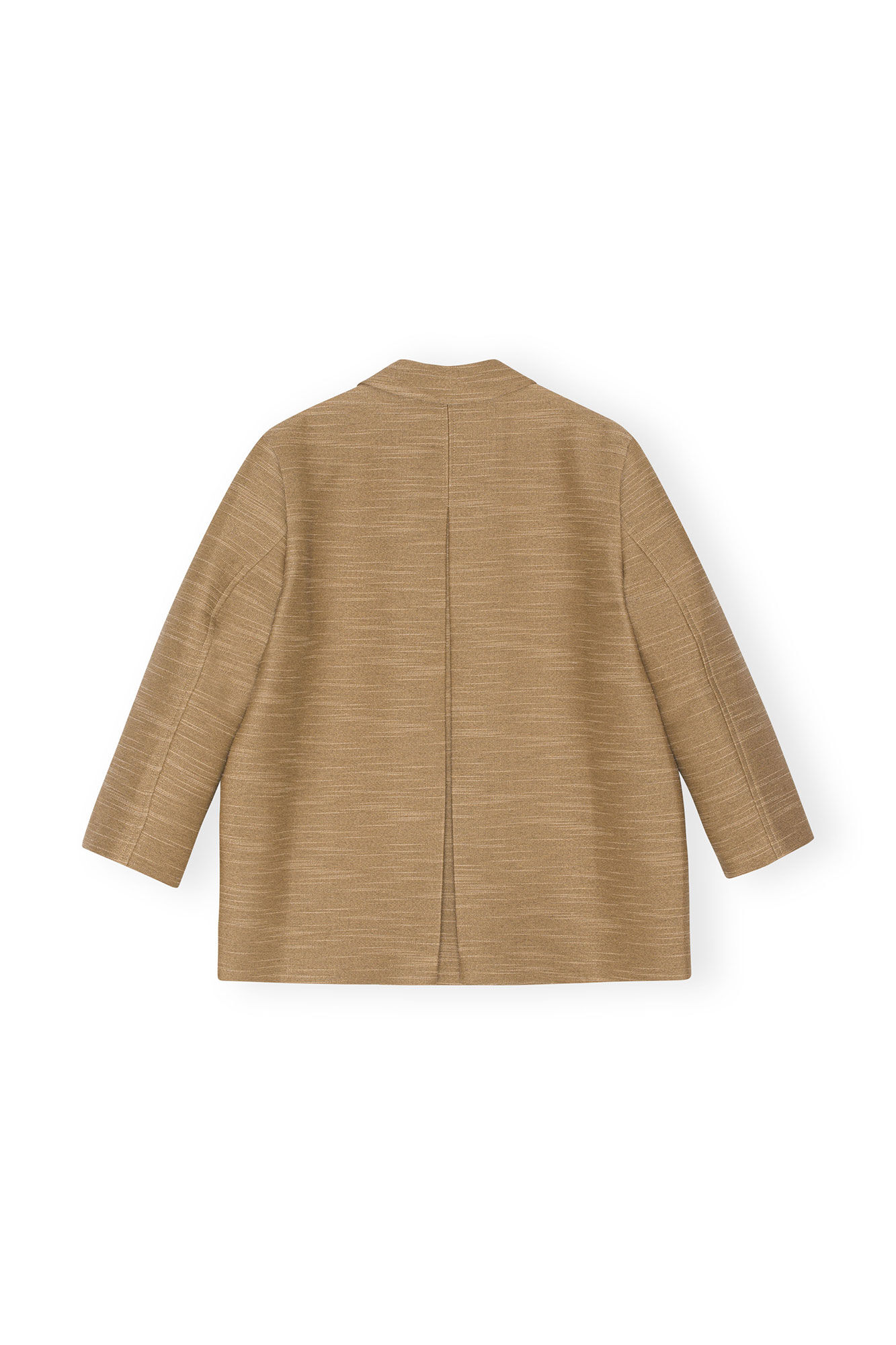 GANNI Slub Oversized Blazer | endource