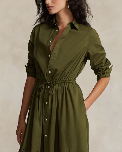 POLO RALPH LAUREN Eyelet-Embroidered Cotton Shirtdress | endource POLO RALPH LAUREN Eyelet-Embroidered Cotton Shirtdress | endource