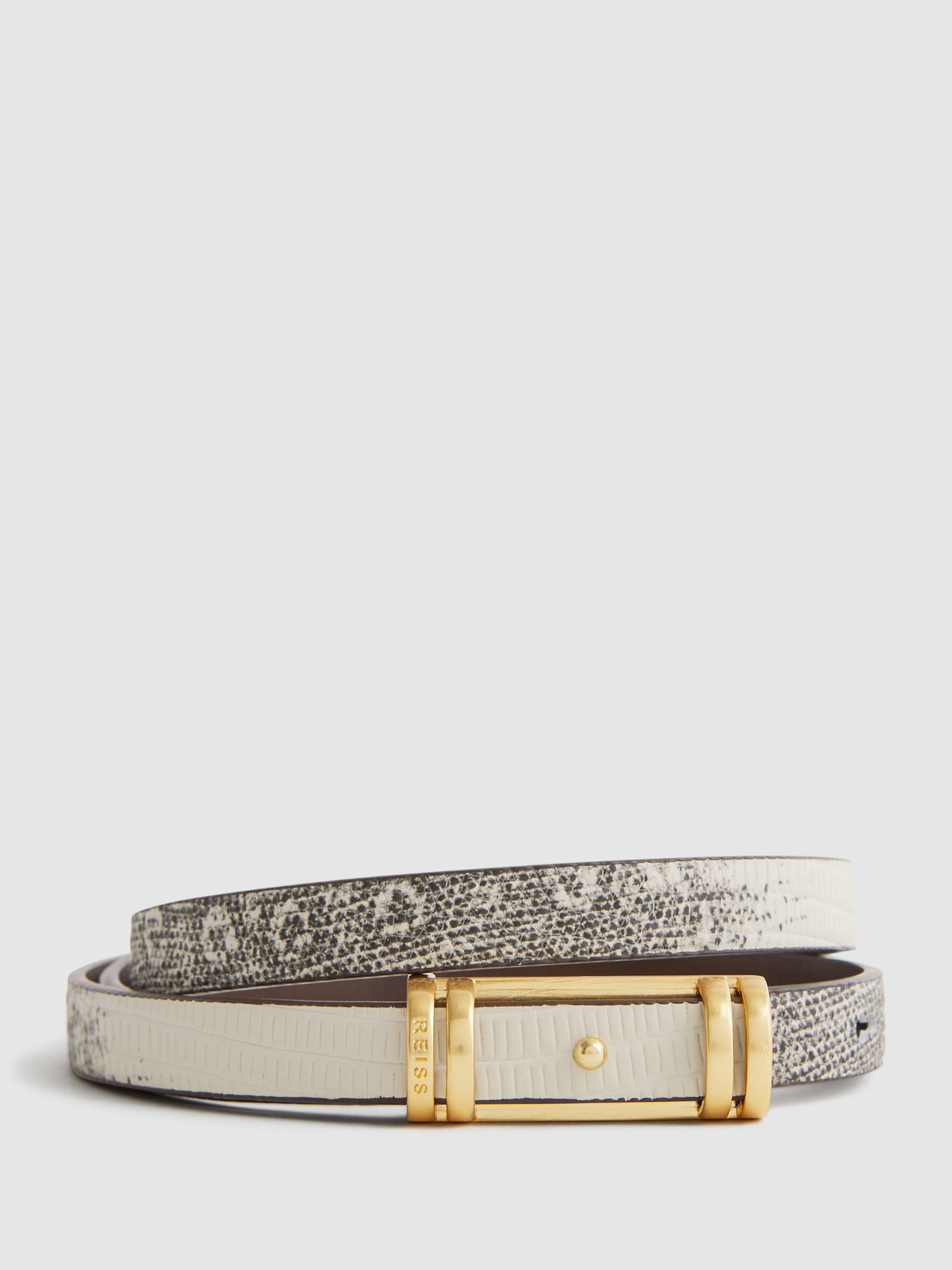 The Snake Print Juni Belt