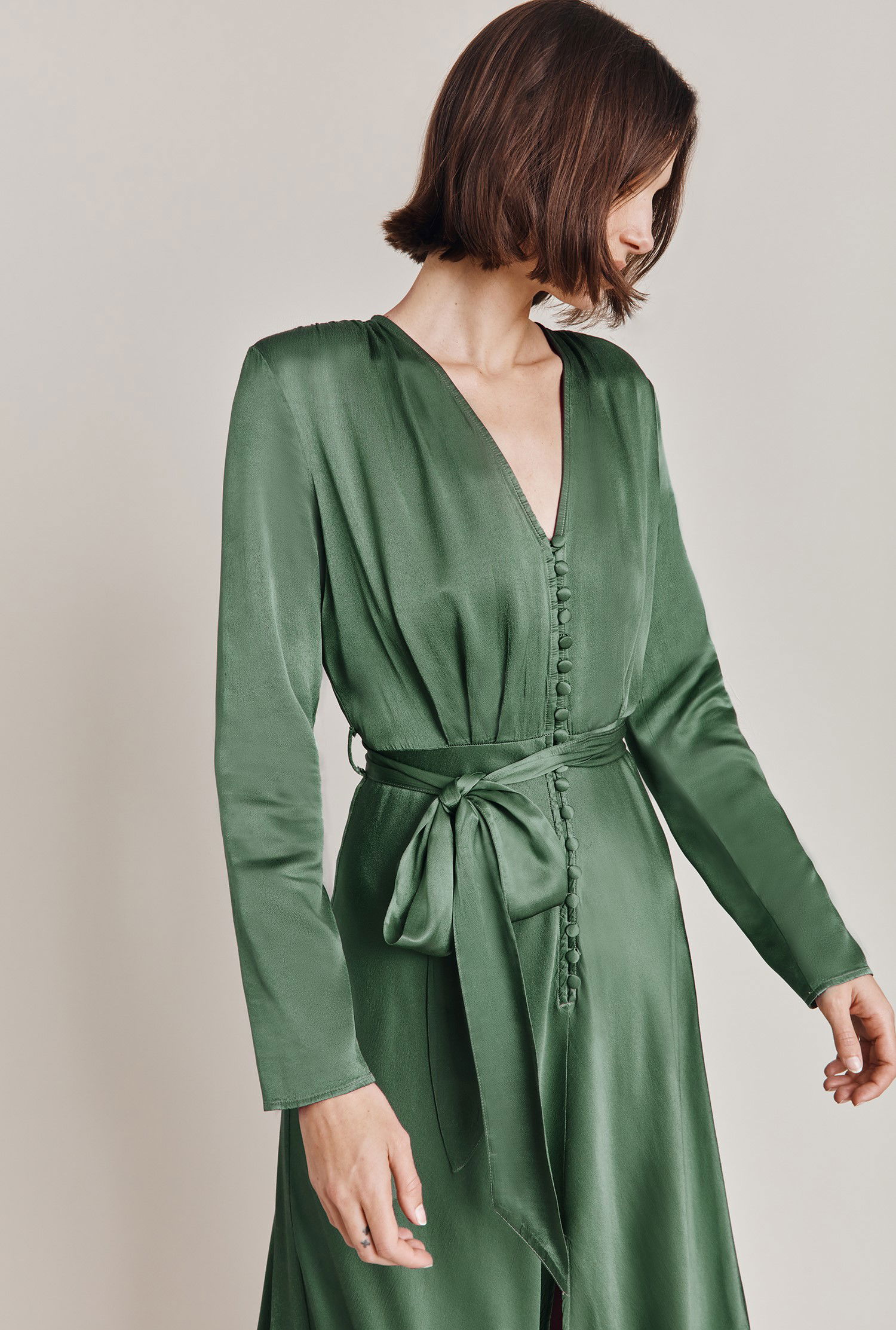 meryl satin midi dress Vintage Evening Dress "Meryl" 128 | Burda Style 01/26