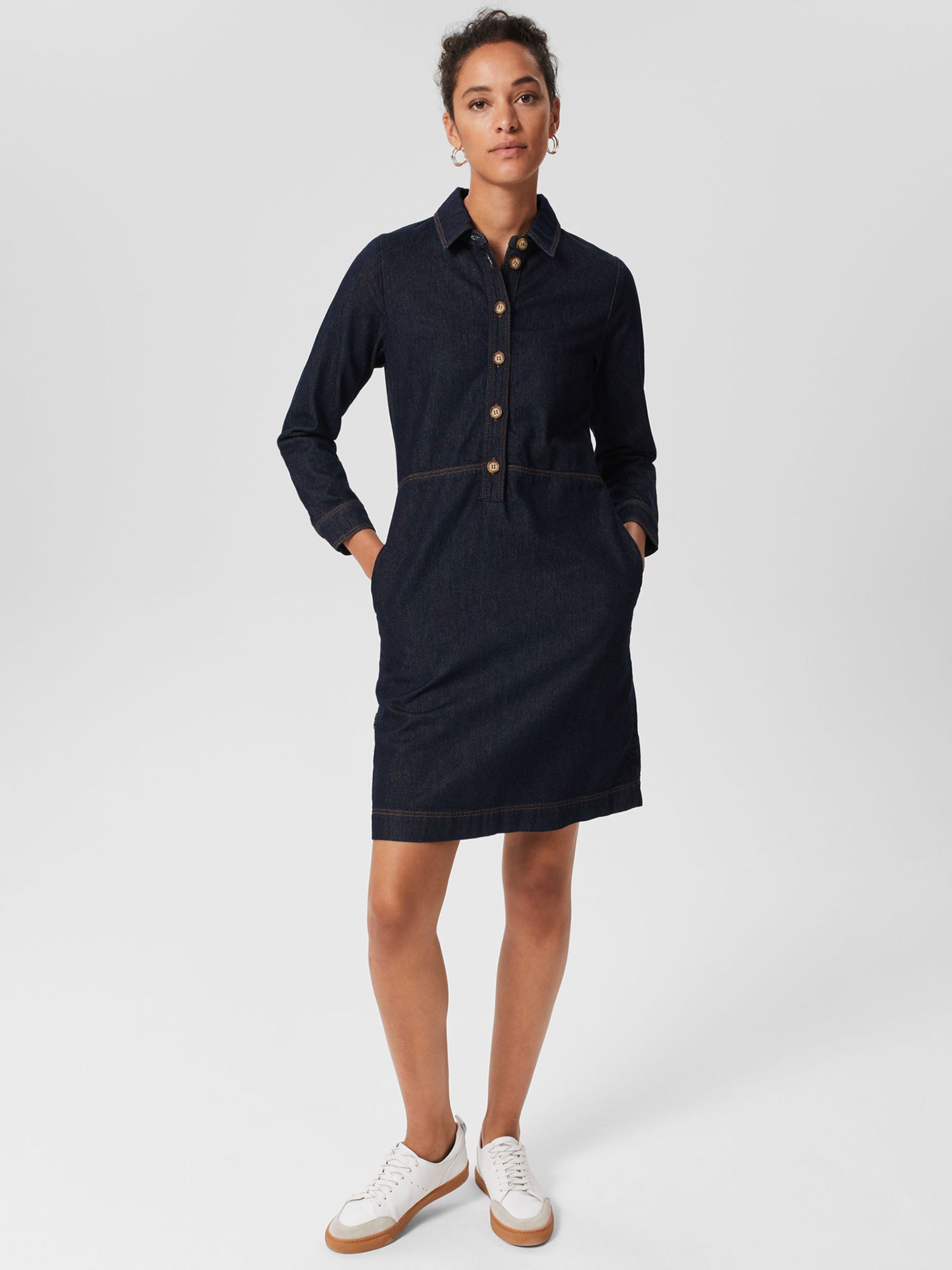 HOBBS Lulu Denim Shirt Dress | endource