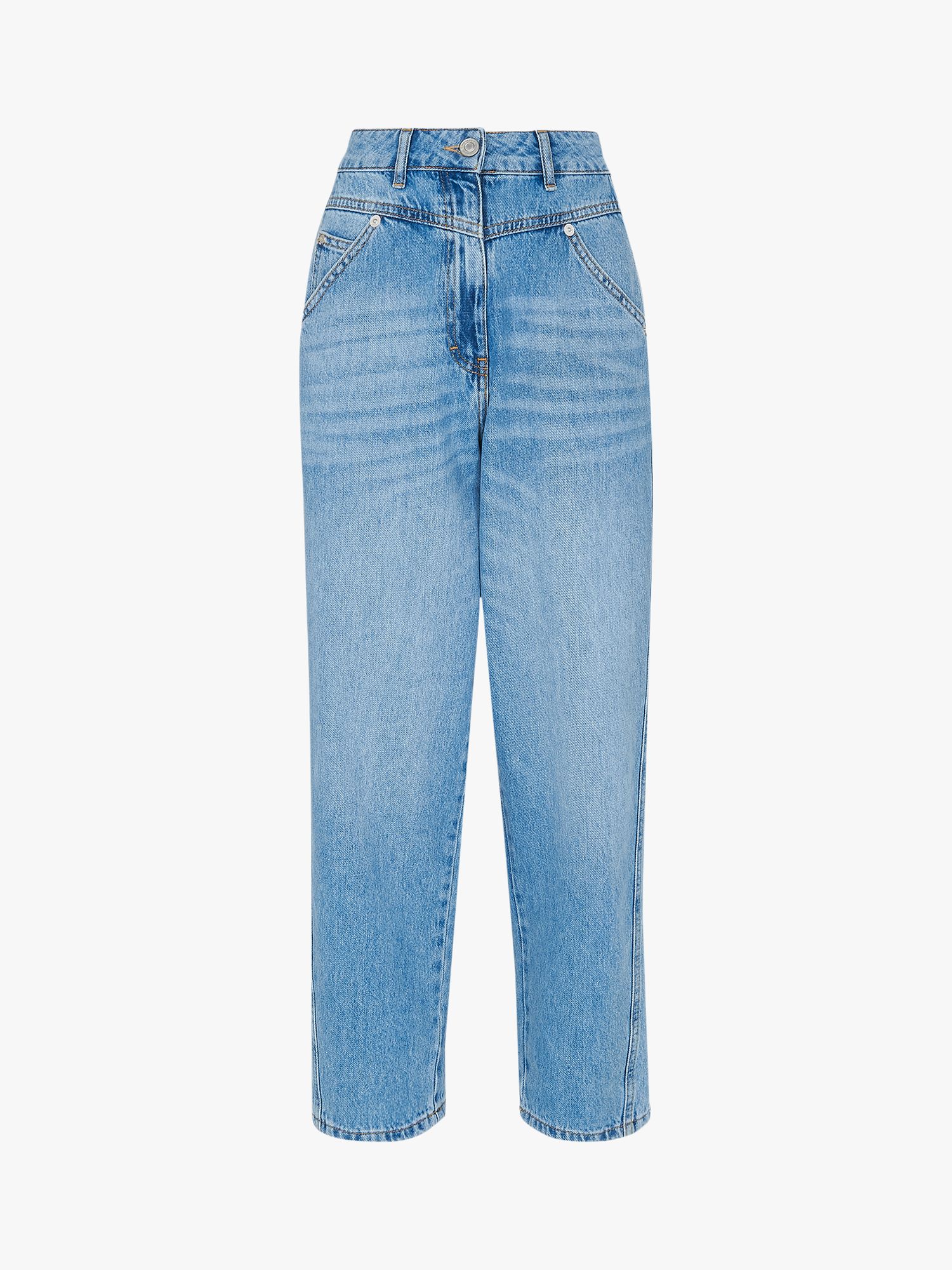 WHISTLES Seam Detail Jeans in Light Wash Endource