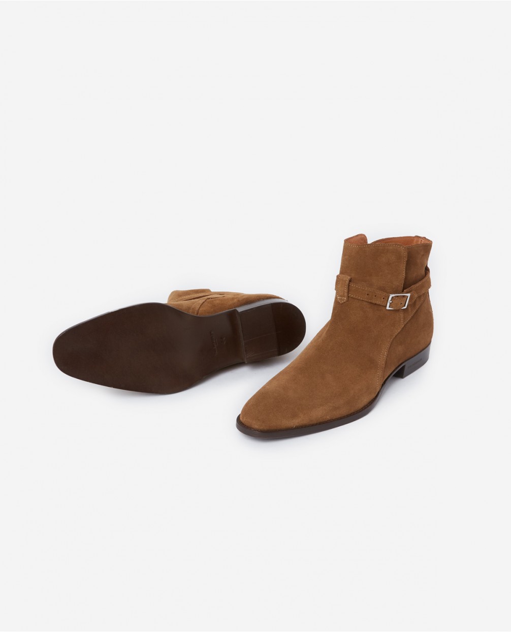 THE KOOPLES Suede Chelsea Boots with Buckle | endource display picture 1