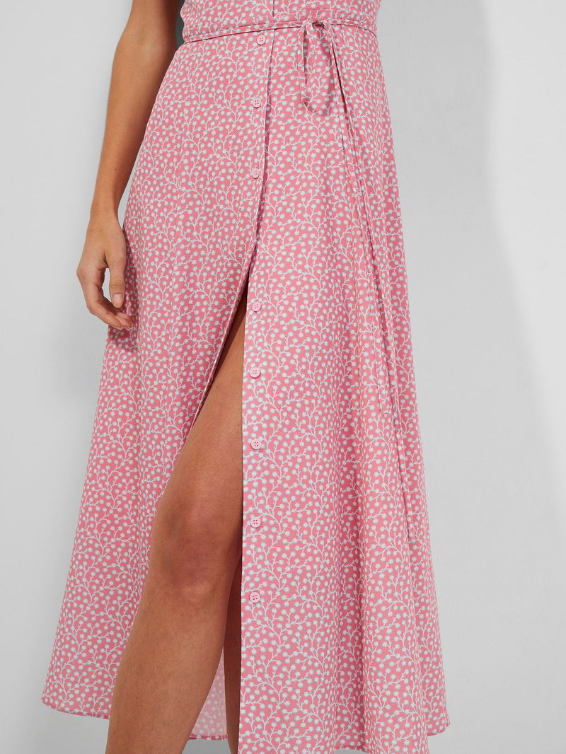 FRENCH CONNECTION Elao Verona Button-Down Midi Dress | endource