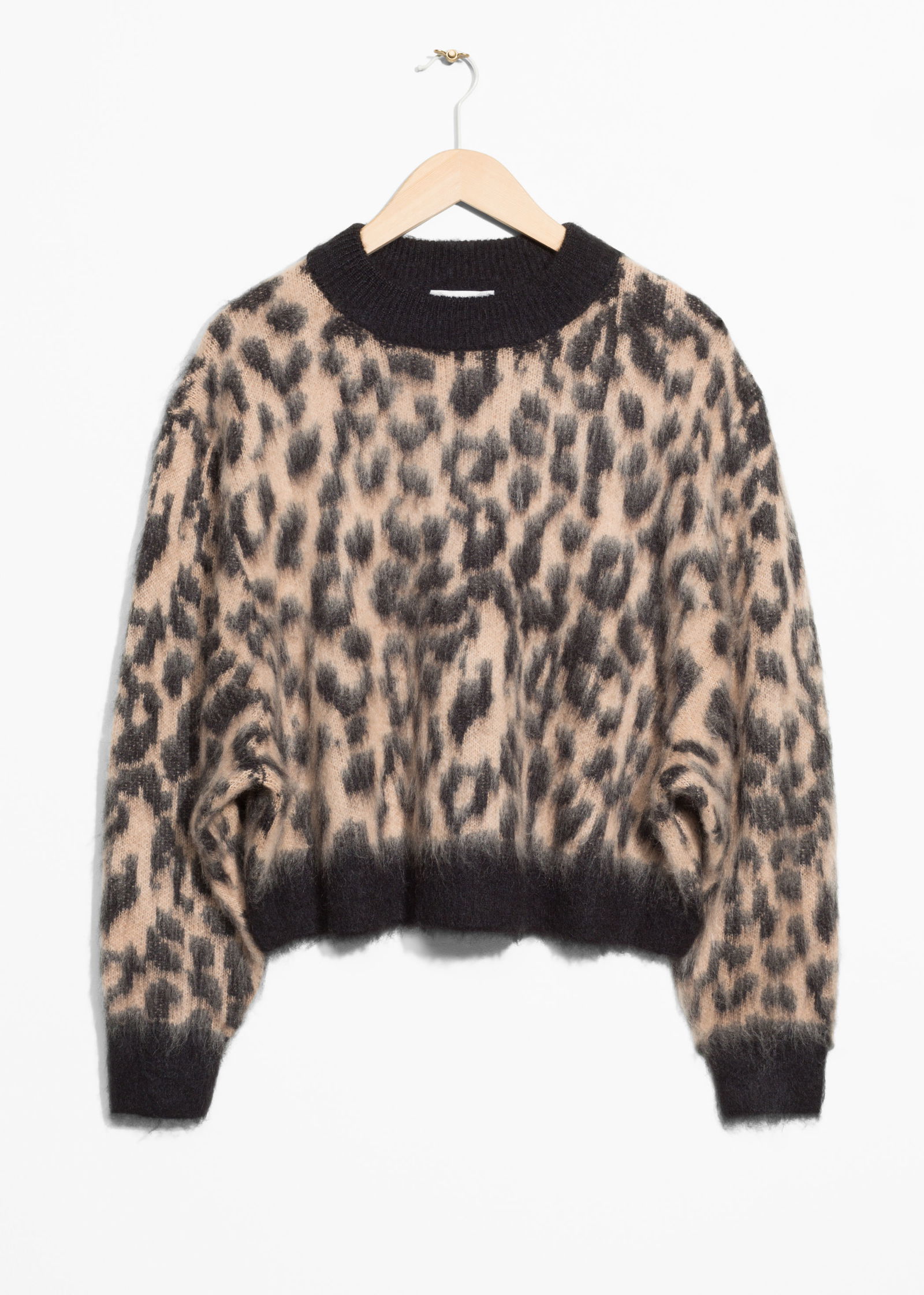 OTHER STORIES Fuzzy Leopard Jumper endource