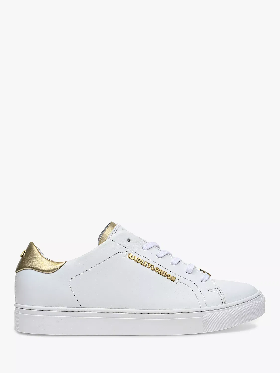 RADLEY Malton Leather Trainers in White | Endource