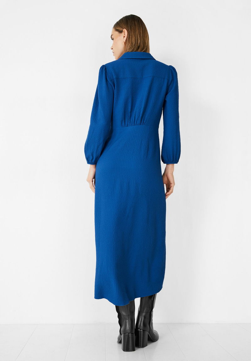 HUSH Millie Textured Shirt Dress | endource