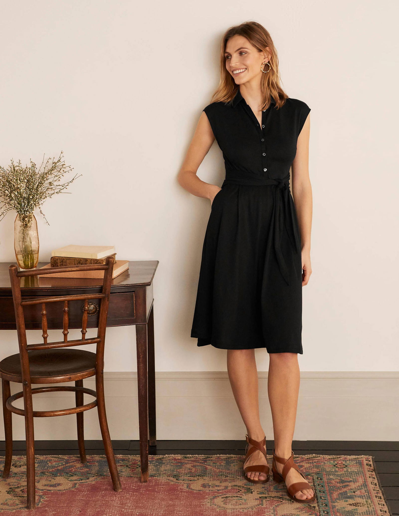 BODEN Althea Jersey Shirt Dress | endource BODEN Althea Jersey Shirt Dress | endource