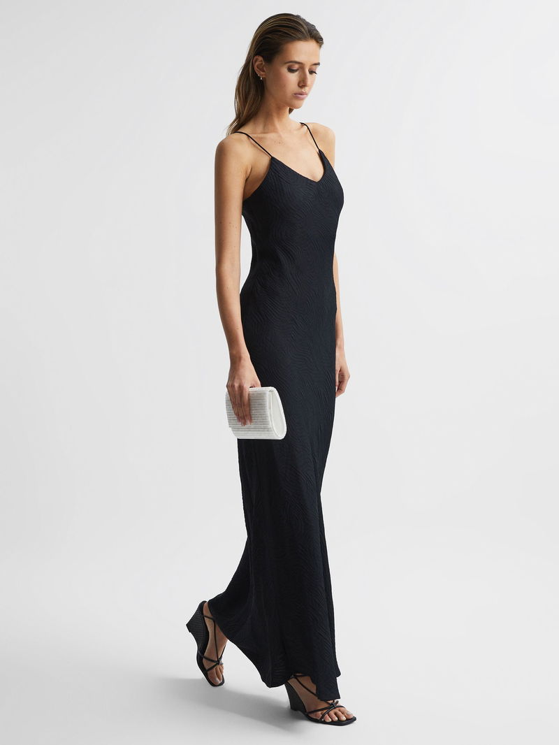 REISS Lois Jacquard Maxi Dress | endource