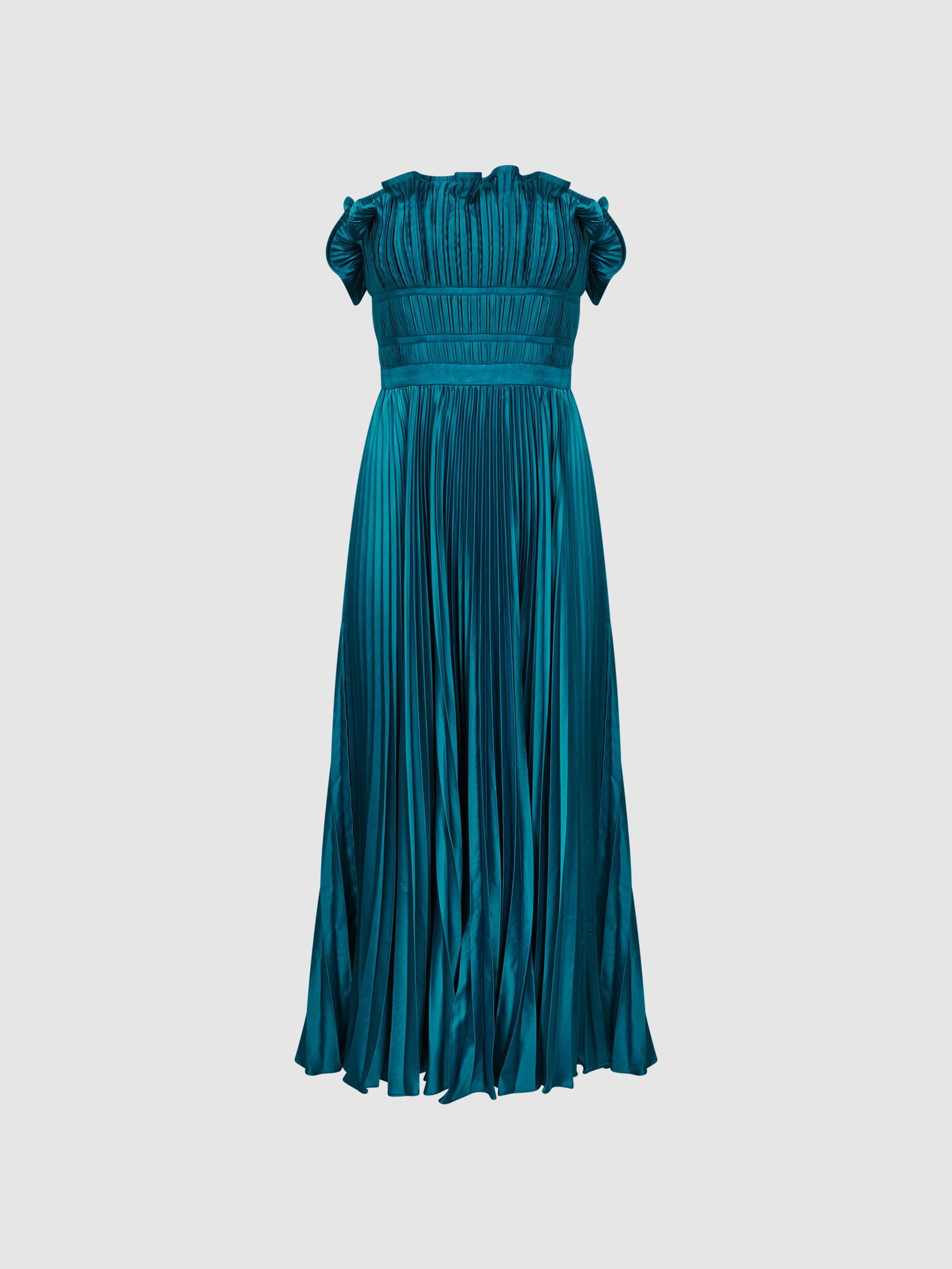 strapless open back dress Giada Scarf-Detail Midaxi Dress in Soft Aqua main image 0