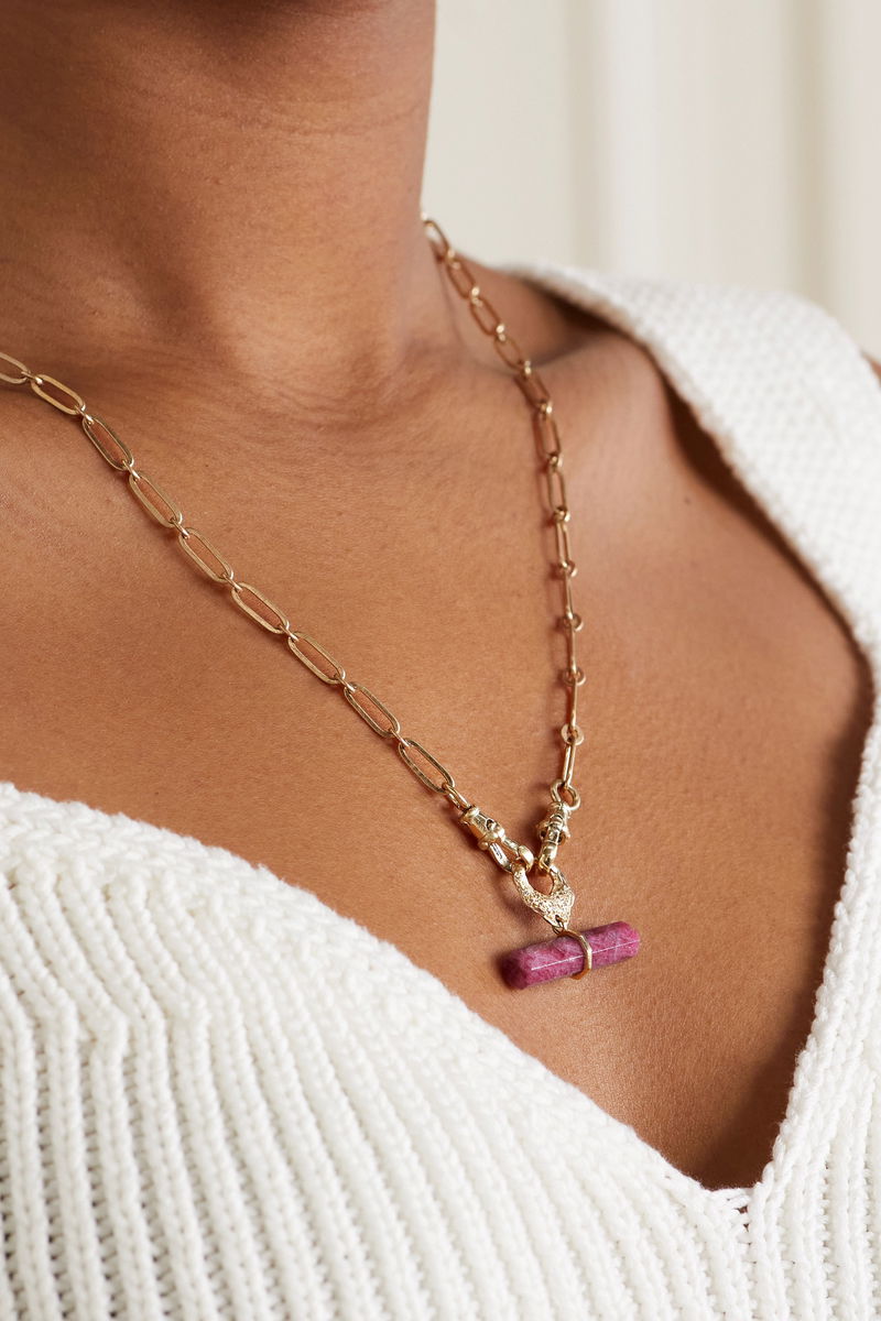 PASCALE MONVOISIN Debbie N°3 Iman 9-Karat Gold Necklace endource