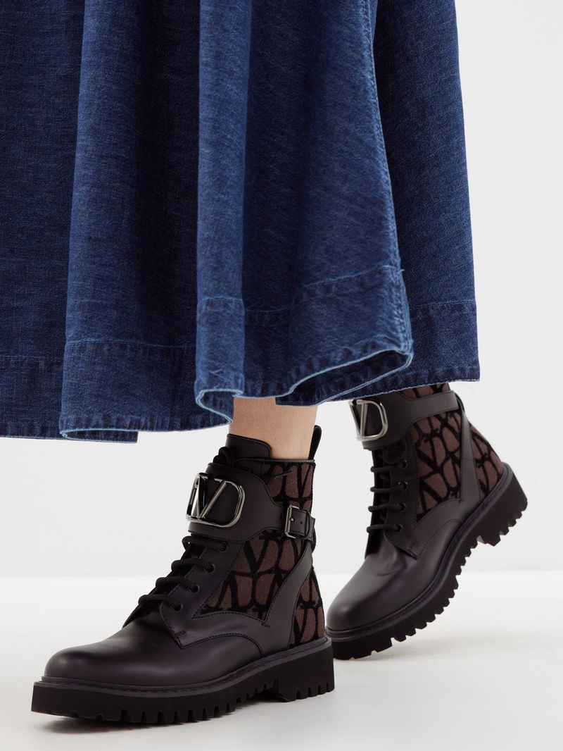 valentino boots with studs