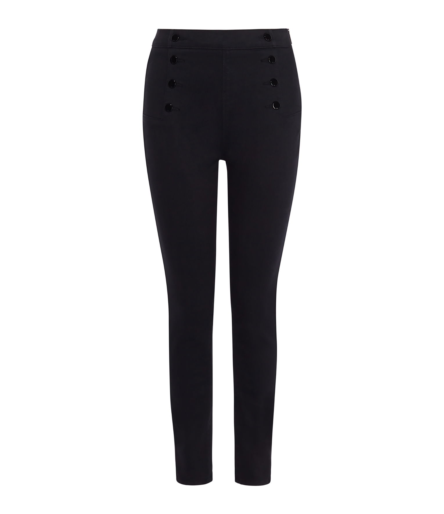 Reiss Dana Zip Detail Ponte Jersey Leggings