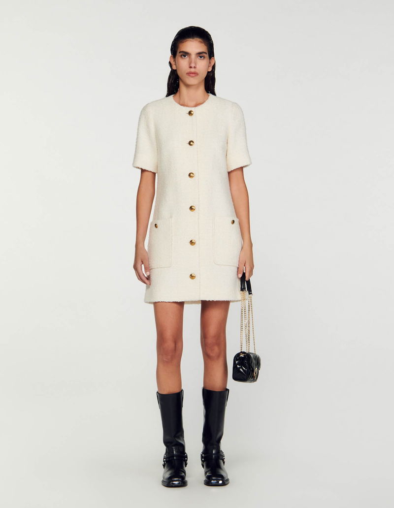 SANDRO Short Tweed Dress | endource SANDRO Short Tweed Dress | endource