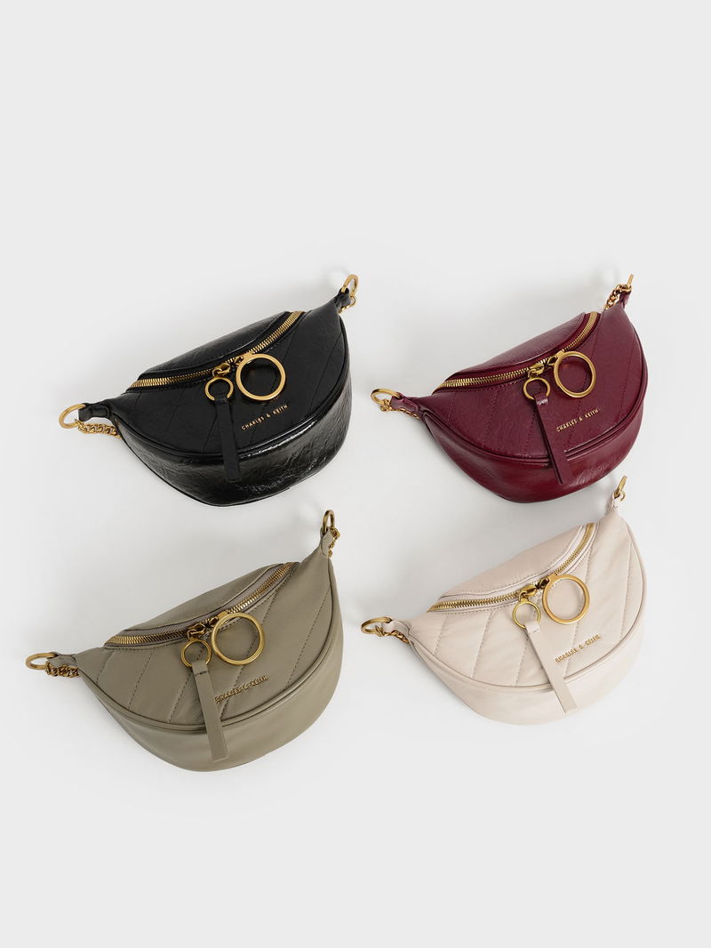 Half Moon Waist Bag Charles And Keith CHARLES KEITH Philomena
