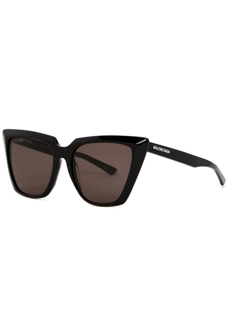 Balenciaga 133 55N Oversized Cat-Eye Sunglasses - Dark Lenses balenciaga-women-s-odeon-cat-  main image 3