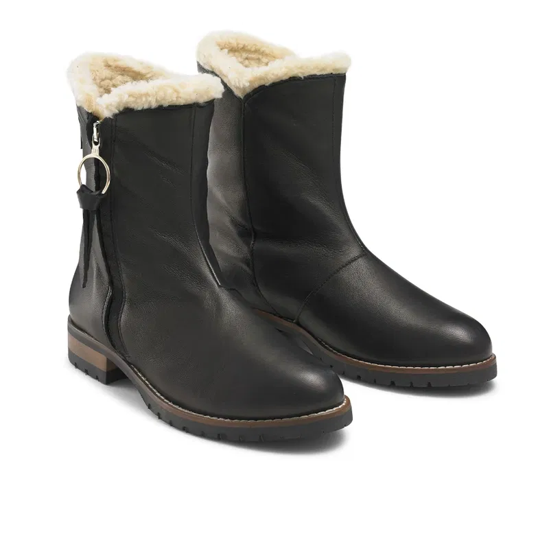 russell and bromley fur boots