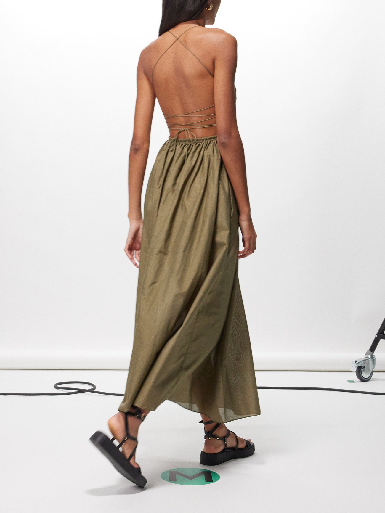 MATTEAU Shirred-Bodice Dress | endource