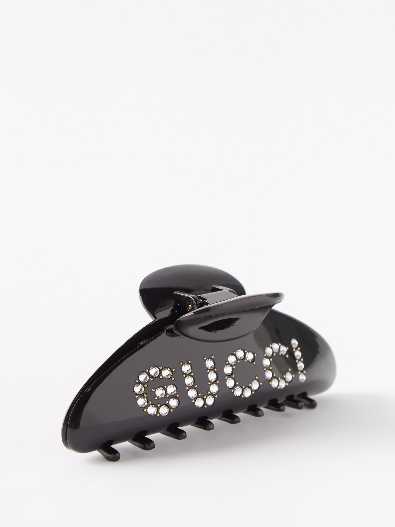 GUCCI Crystal-Logo Claw Clip | endource display picture 1