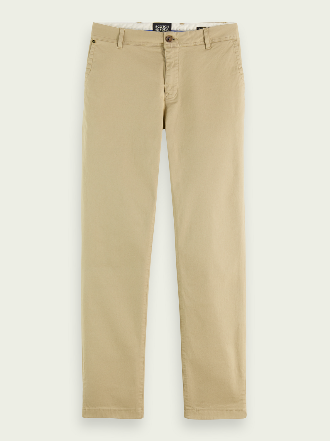 SCOTCH & SODA The Stuart Slim Fit Chino in Sandstone | Endource