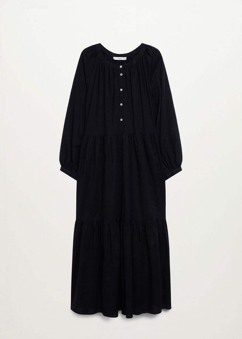 mango frill cotton dress Frill cotton dress - Women