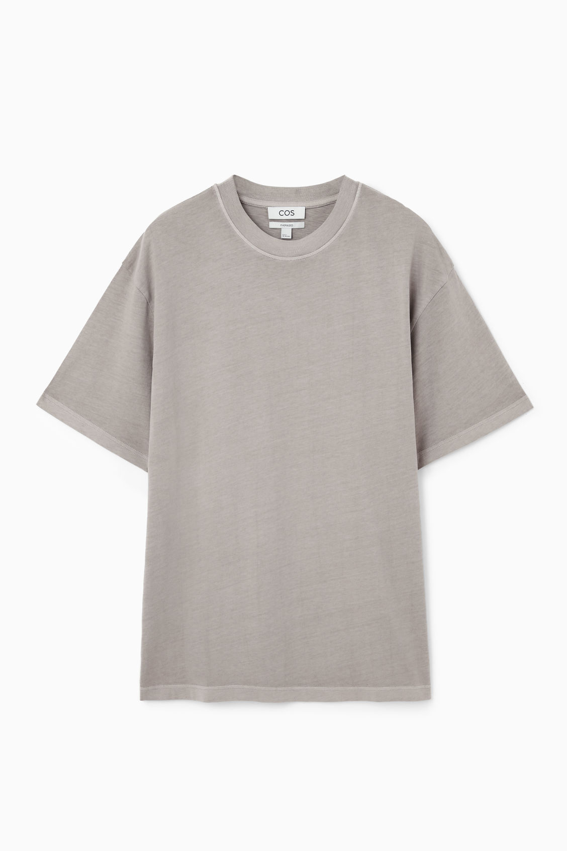 COS The Super Slouch T-Shirt in STONE | Endource