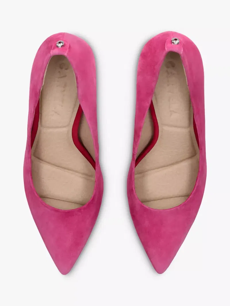 CARVELA Classique Suede Court Shoes in Pink | Endource