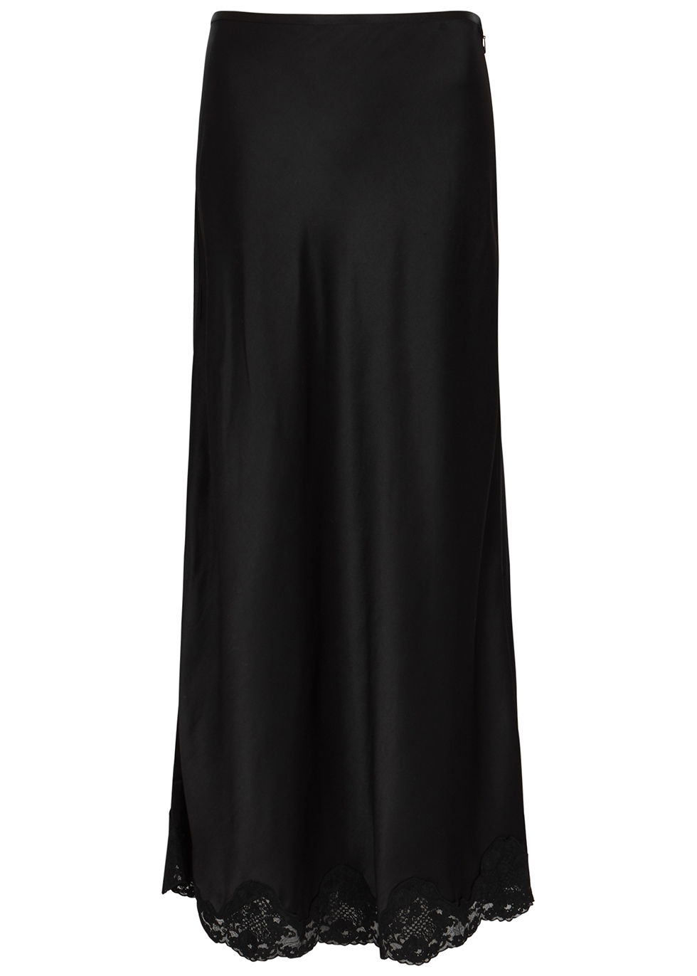 Satin & Lace Maxi Skirt main image 1