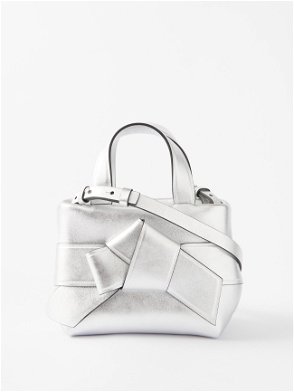 HUSH Nina Metallic Clutch Bag, Silver