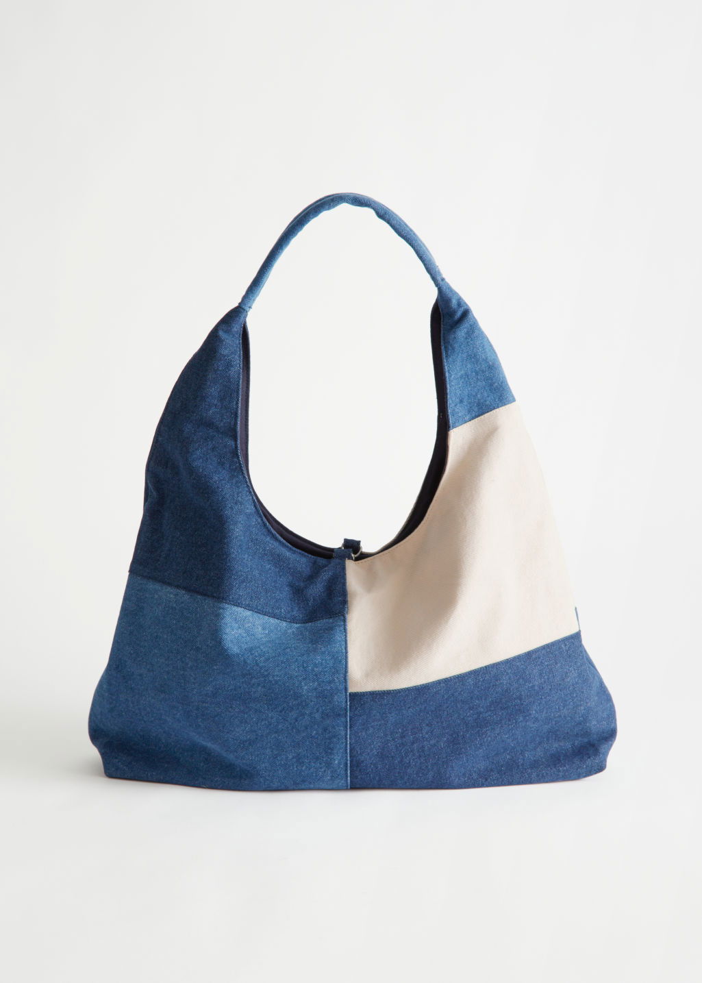 OTHER STORIES Patchwork Denim Tote Bag endource