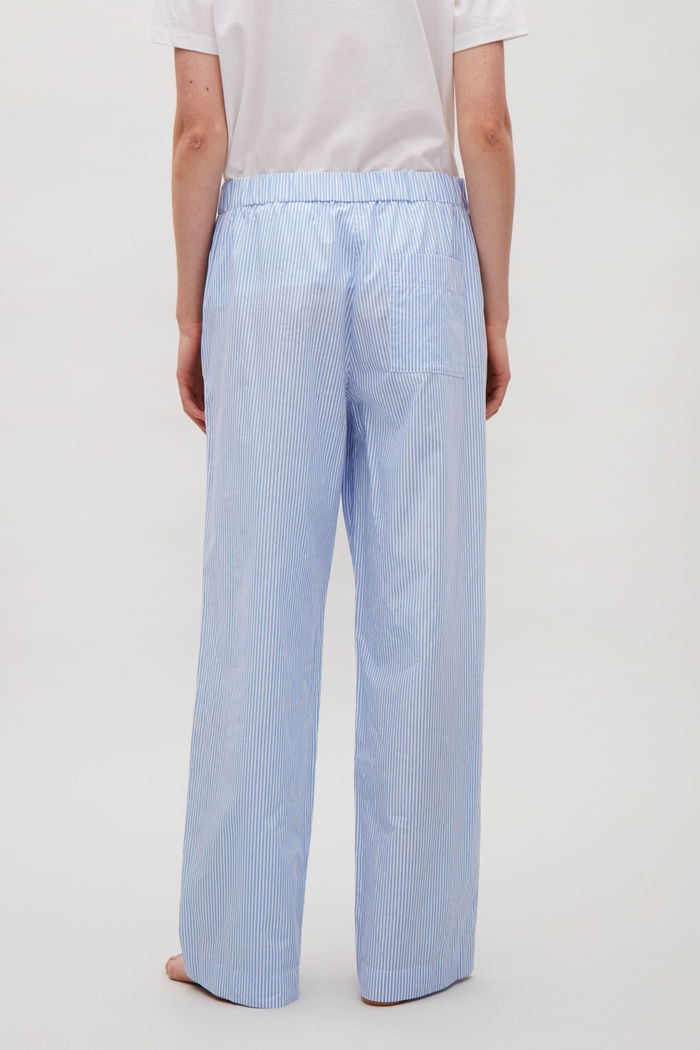 Chicory Mountain Blue Ethical Cotton Pyjama Trousers