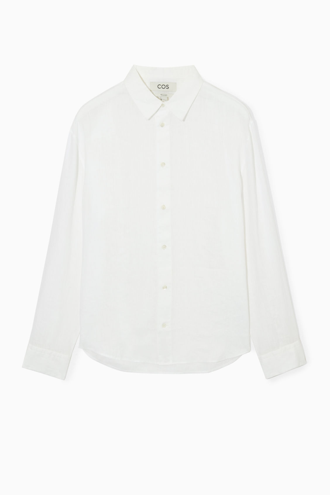 COS Curved-Hem Linen Shirt | Endource