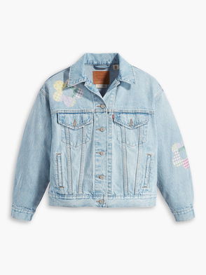 Denim Ella Patchwork Denim Jacket, WHISTLES