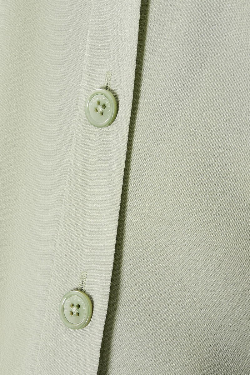 EQUIPMENT Zelie Belted WashedSilk Midi Shirt Dress in Green Endource